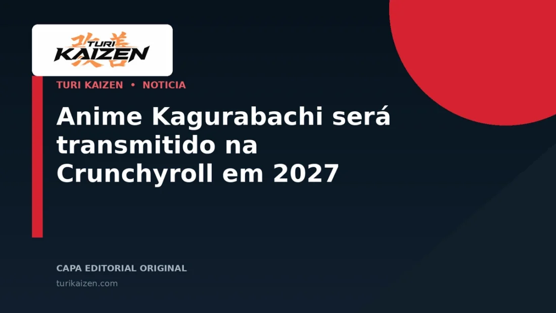 Capa editorial da Turi Kaizen para: Anime Kagurabachi será transmitido na Crunchyroll em 2027