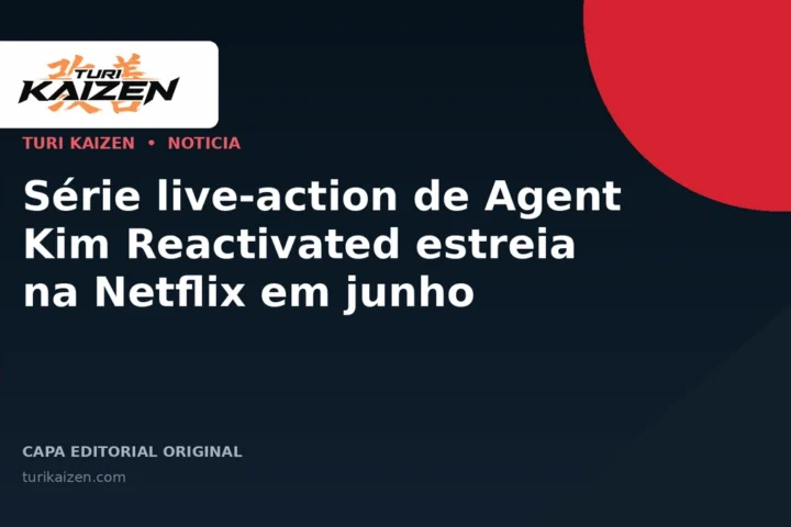 Capa editorial da Turi Kaizen para: Série live-action de Agent Kim Reactivated estreia na Netflix em junho