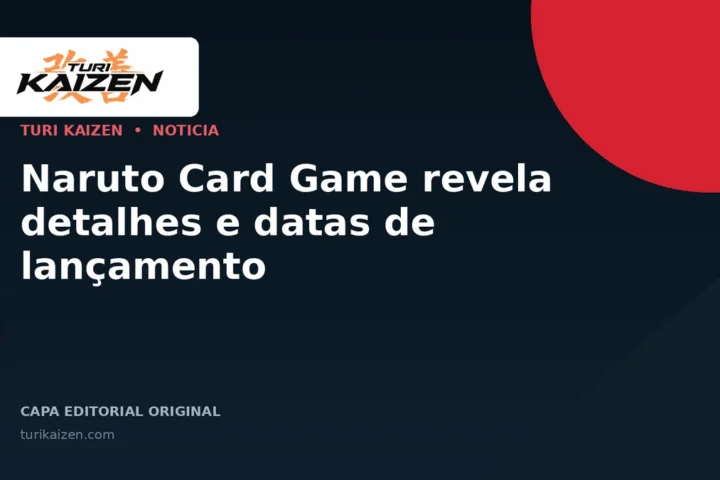 Capa editorial da Turi Kaizen para: Naruto Card Game revela detalhes e datas de lançamento