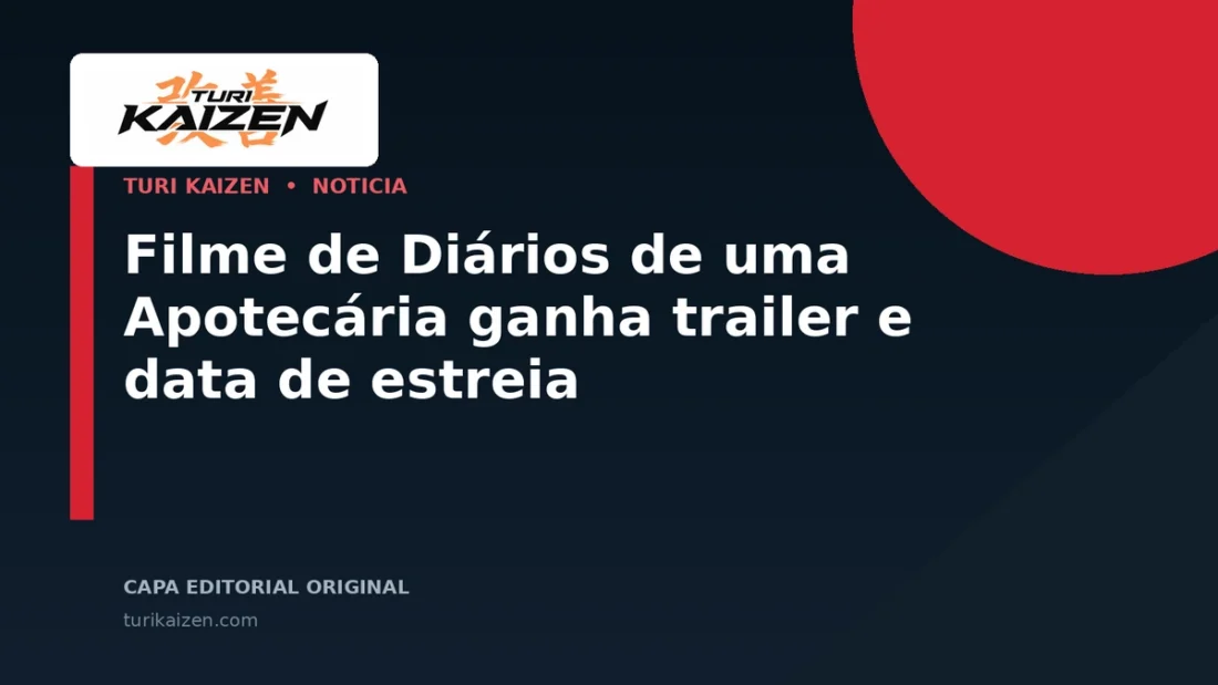 Capa editorial da Turi Kaizen para: Filme de Diários de uma Apotecária ganha trailer e data de estreia