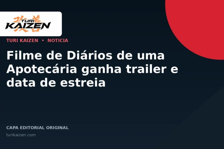Capa editorial da Turi Kaizen para: Filme de Diários de uma Apotecária ganha trailer e data de estreia
