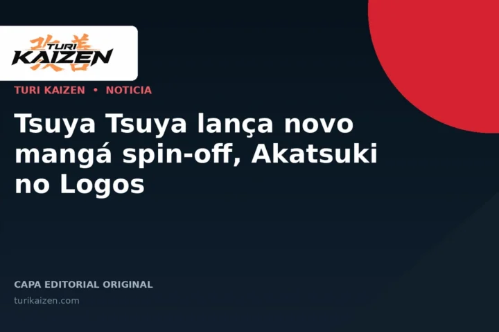Capa editorial da Turi Kaizen para: Tsuya Tsuya lança novo mangá spin-off, Akatsuki no Logos