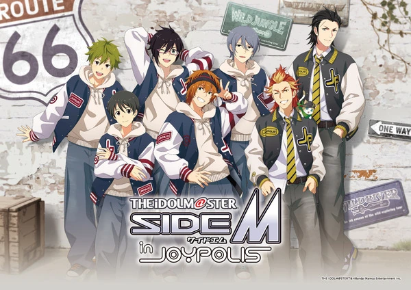 Imagem de divulgação relacionada a The Idolm@ster SideM volta ao Tokyo Joypolis com evento de setembro a dezembro