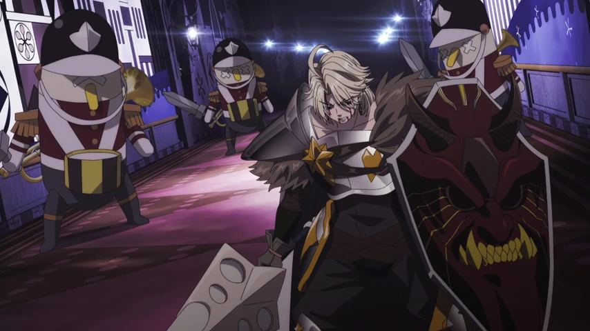 Personagem em cena de The Exiled Heavy Knight.