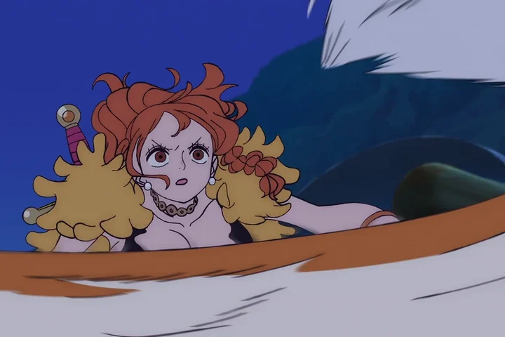 Personagem em cena de ONE PIECE.