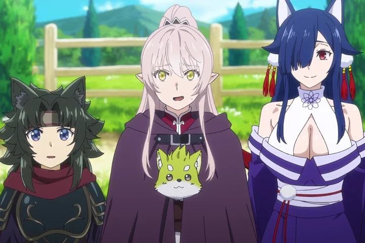Personagem em cena de Skeleton Knight in Another World - 2ª temporada.