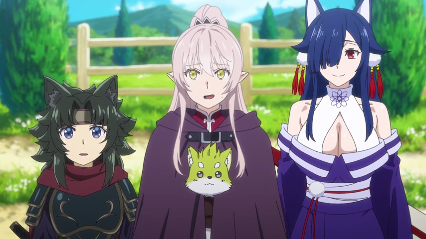 Personagem em cena de Skeleton Knight in Another World - 2ª temporada.