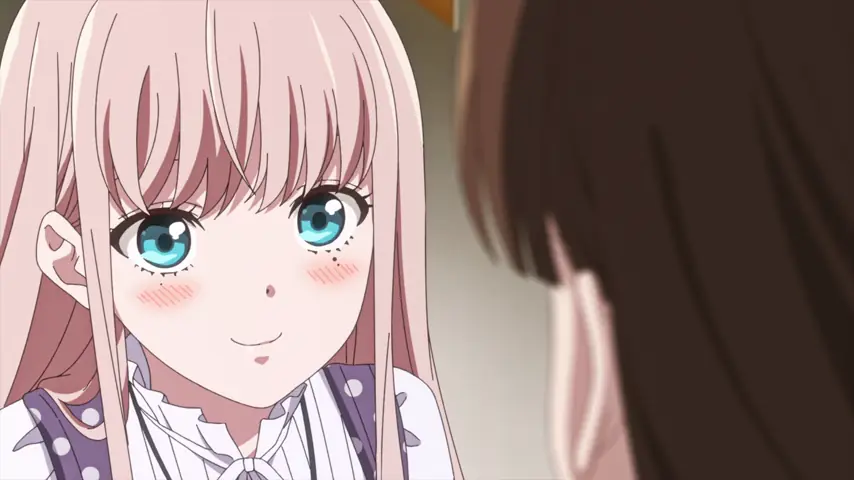 Personagem em cena de Young Ladies Don’t Play Fighting Games.