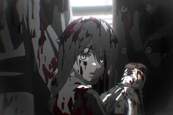 Personagem em cena de Saga of Tanya the Evil II.