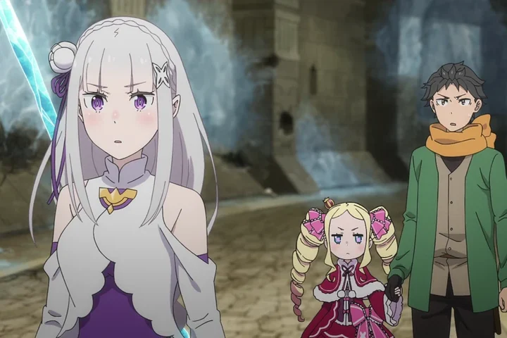 Personagem em cena de Re:ZERO - 4ª temporada.