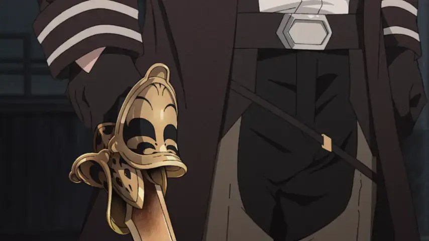 Gal Farion observa Eris no dojo enquanto ela segura a espada diante dos alunos.