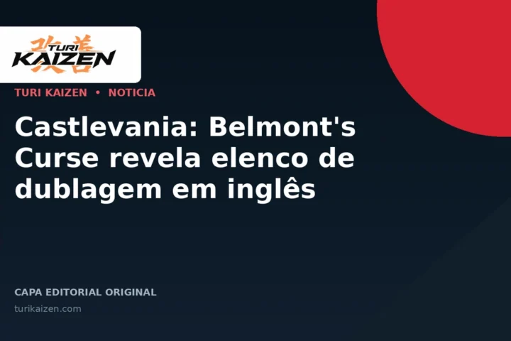 Capa editorial da Turi Kaizen para: Castlevania: Belmont's Curse revela elenco de dublagem em inglês