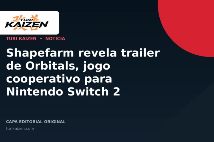 Capa editorial da Turi Kaizen para: Shapefarm revela trailer de Orbitals, jogo cooperativo para Nintendo Switch 2