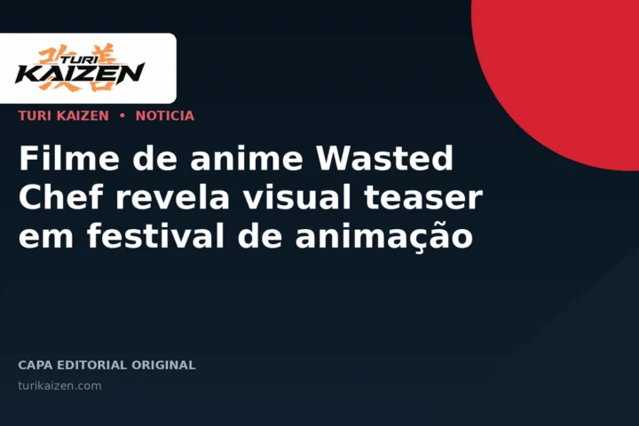 Capa editorial da Turi Kaizen para: Filme de anime Wasted Chef revela visual teaser em festival de animação