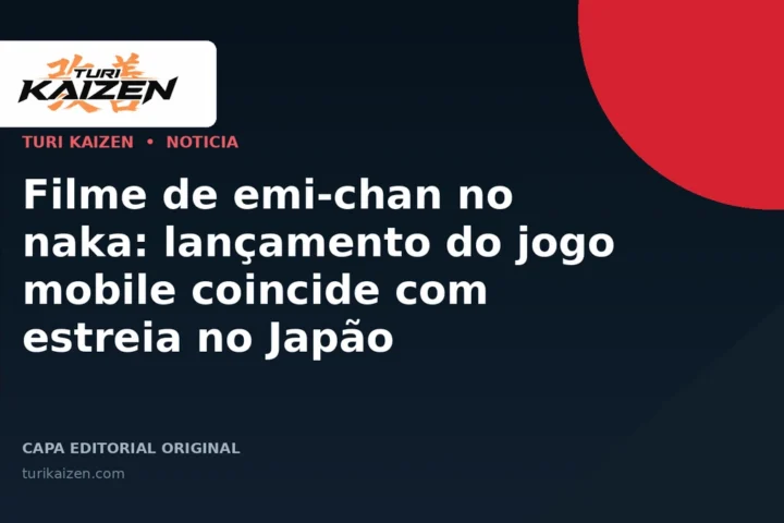 Capa editorial da Turi Kaizen para: Filme de emi-chan no naka: lançamento do jogo mobile coincide com estreia no Japão