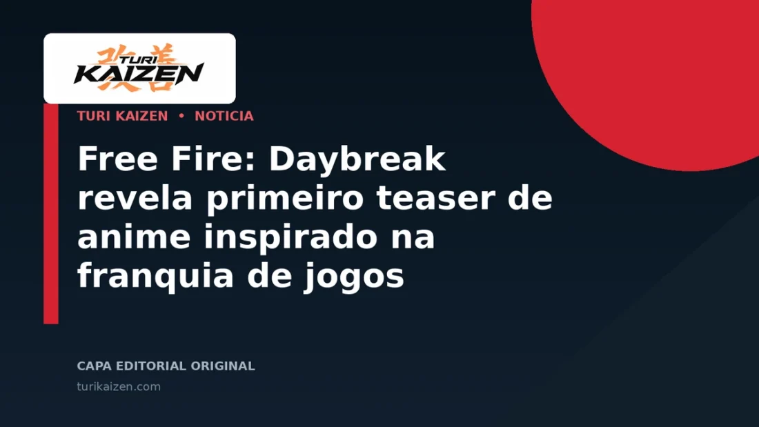 Capa editorial da Turi Kaizen para: Free Fire: Daybreak revela primeiro teaser de anime inspirado na franquia de jogos
