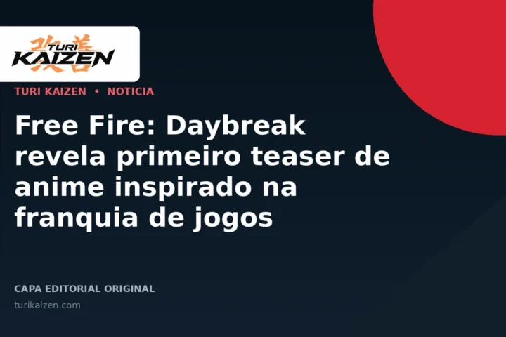 Capa editorial da Turi Kaizen para: Free Fire: Daybreak revela primeiro teaser de anime inspirado na franquia de jogos