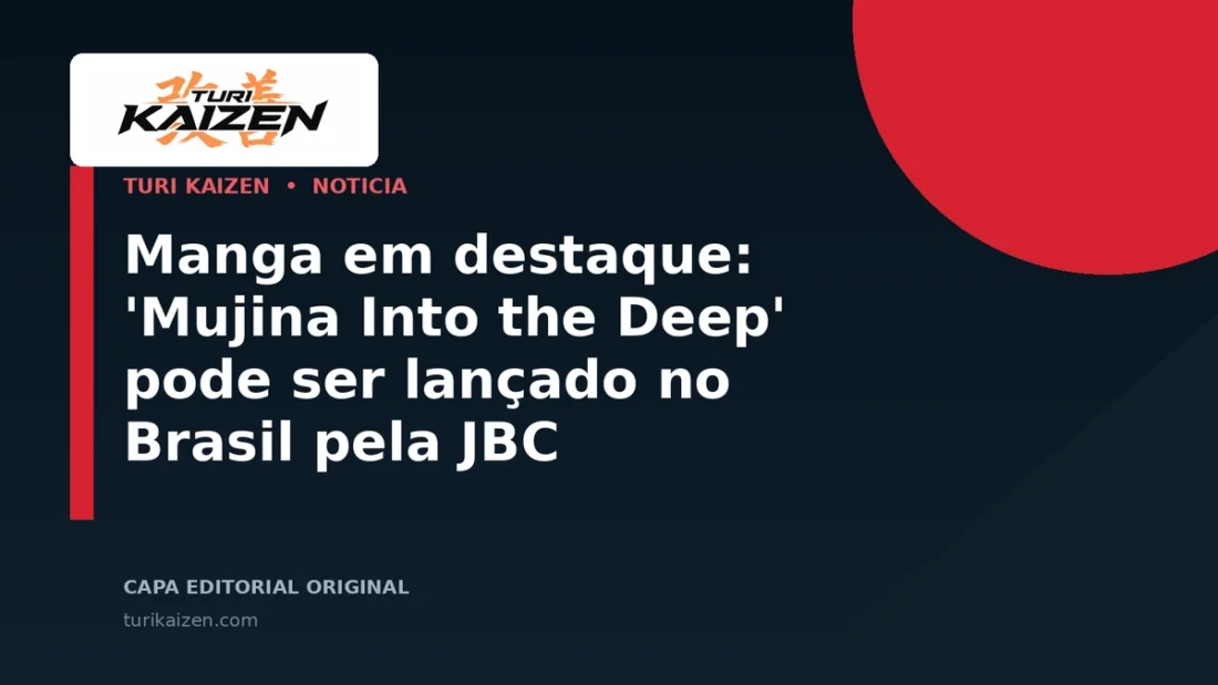 Capa editorial da Turi Kaizen para: Manga em destaque: 'Mujina Into the Deep' pode ser lançado no Brasil pela JBC