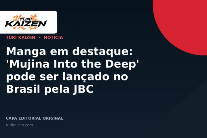 Capa editorial da Turi Kaizen para: Manga em destaque: 'Mujina Into the Deep' pode ser lançado no Brasil pela JBC