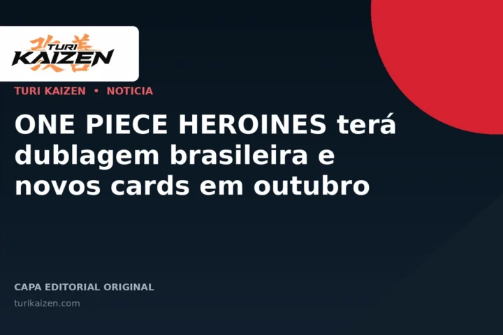 Capa editorial da Turi Kaizen para: ONE PIECE HEROINES terá dublagem brasileira e novos cards em outubro