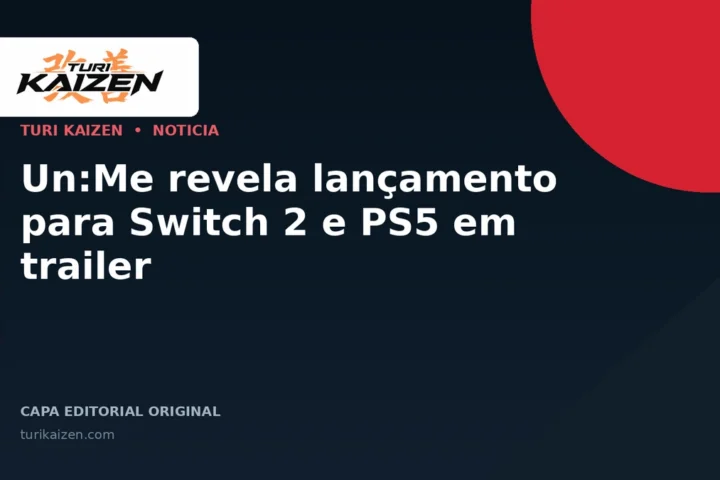 Capa editorial da Turi Kaizen para: Un:Me revela lançamento para Switch 2 e PS5 em trailer