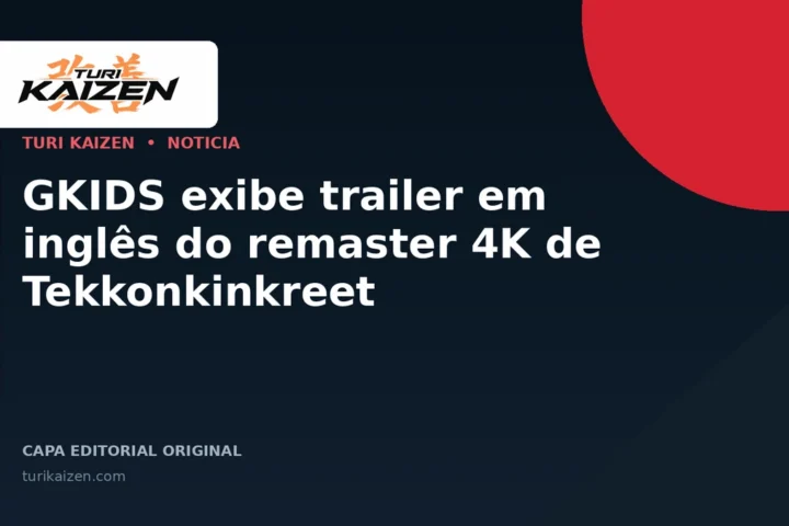 Capa editorial da Turi Kaizen para: GKIDS exibe trailer em inglês do remaster 4K de Tekkonkinkreet