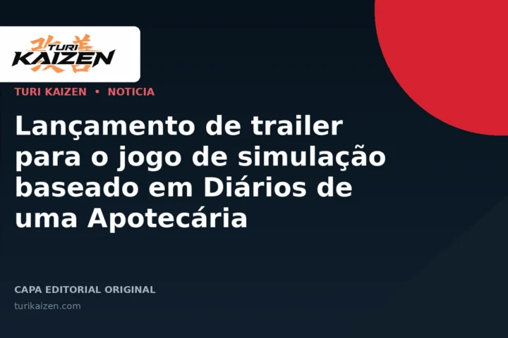 Capa editorial da Turi Kaizen para: Lançamento de trailer para o jogo de simulação baseado em Diários de uma Apotecária