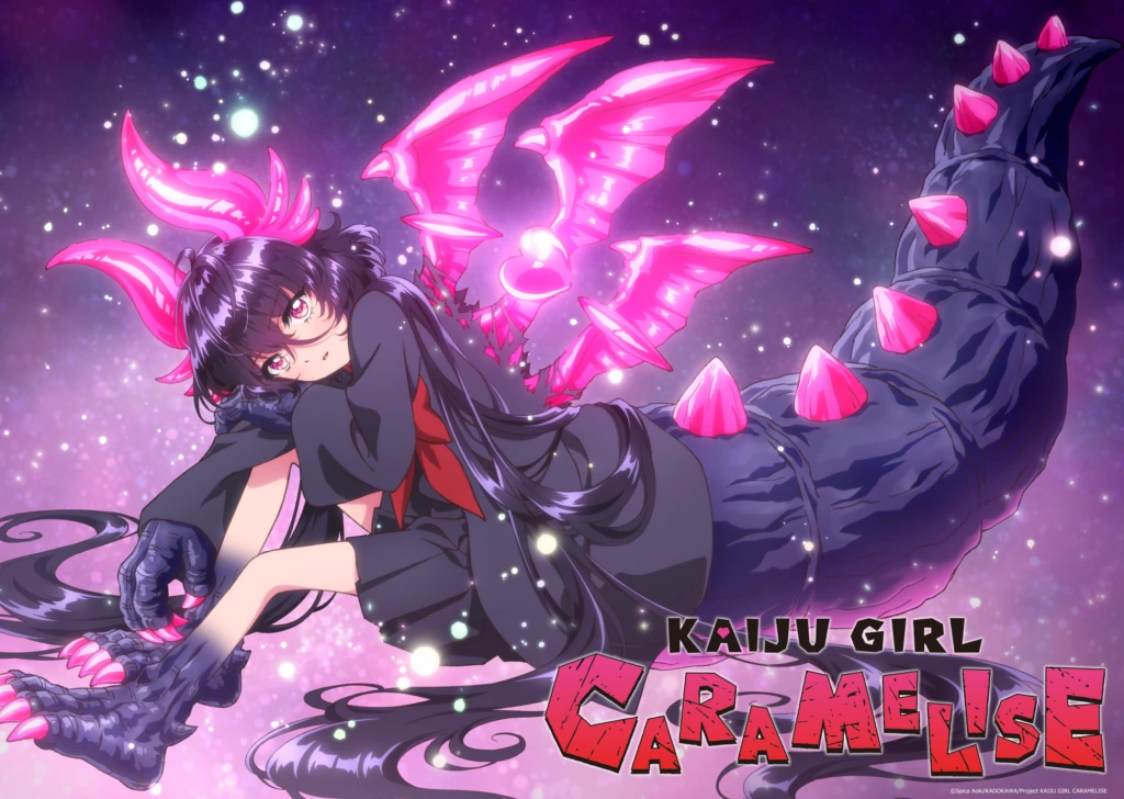 Imagem de divulgação relacionada a Spica Aoki explica como romance shojo e kaiju se encontram em KAIJU GIRL CARAMELISE