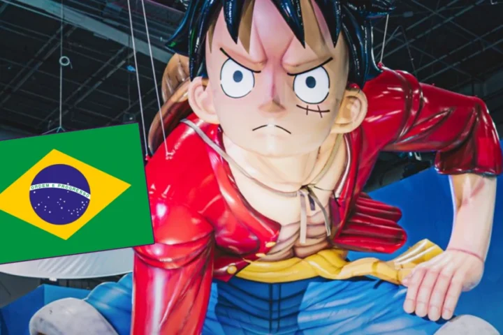 Imagem de divulgação relacionada a One Piece levará versões gigantes de Luffy à CCXP26