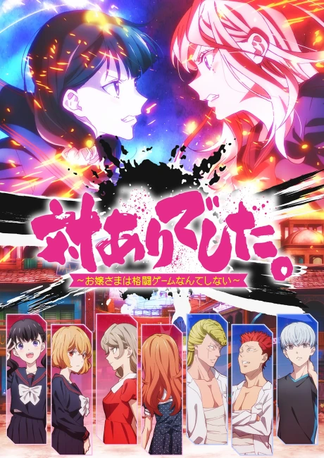 Arte promocional de Young Ladies Don't Play Fighting Games