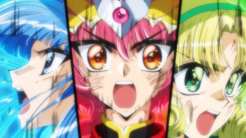 Imagem de divulgação relacionada a Magic Knight Rayearth revela músicas e novas vozes em segundo trailer