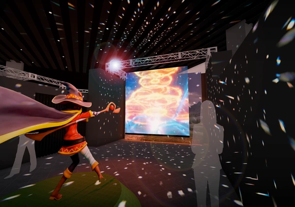 Imagem de divulgação relacionada a Exposição de 10 anos de KonoSuba revela mapa e brindes para visitantes