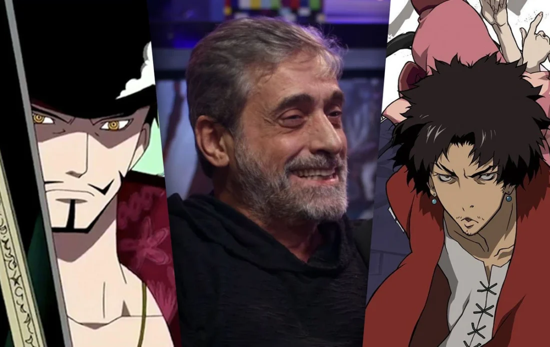 Imagem de divulgação relacionada a Morre Ettore Zuim, voz brasileira de Mihawk, Heiter e Mugen, aos 66 anos