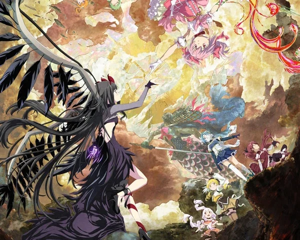 Imagem de divulgação relacionada a Madoka Magica: Walpurgisnacht Rising supera 2,1 bilhões de ienes