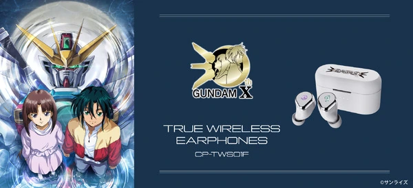 Imagem de divulgação relacionada a Gundam X ganha fones com 72 falas inéditas de Garrod e Tiffa
