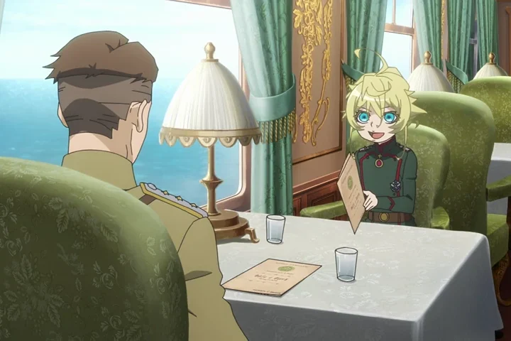 Personagem em cena de Saga of Tanya the Evil II.