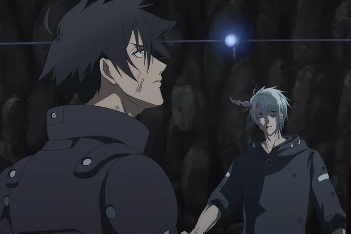 Personagem em cena de Black Torch.