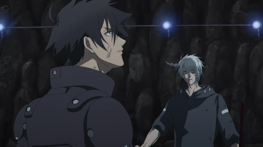 Personagem em cena de Black Torch.