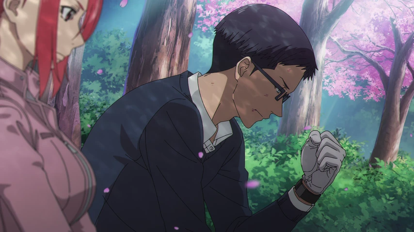 Personagem em cena de Black Torch.