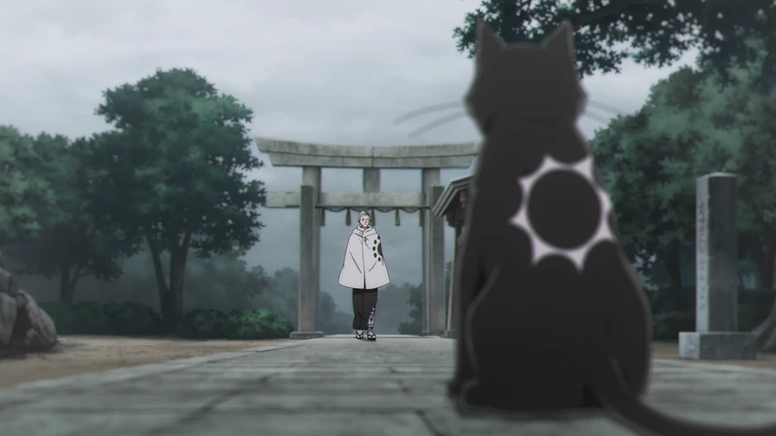 Personagem em cena de Black Torch.