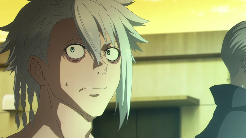 Personagem em cena de Black Torch.