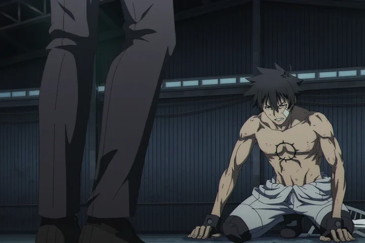 Personagem em cena de Black Torch.