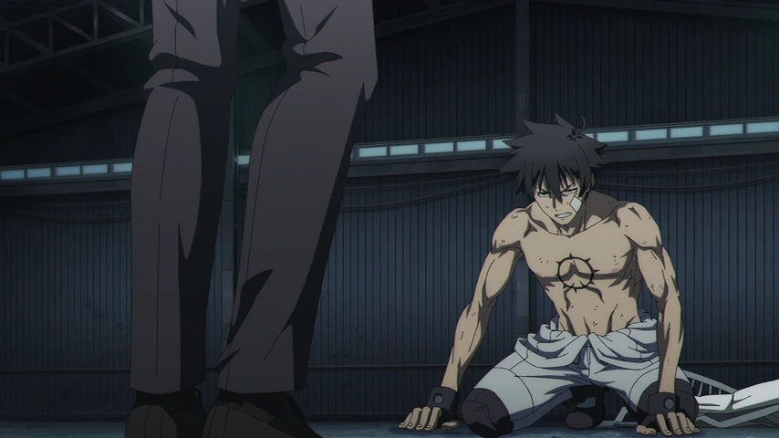 Personagem em cena de Black Torch.