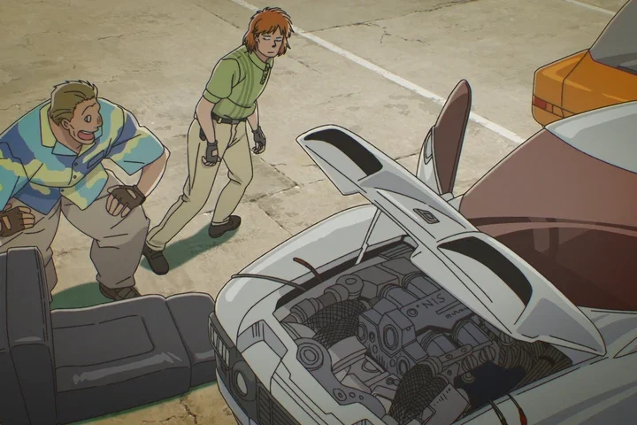 Personagem em cena de THE GHOST IN THE SHELL.
