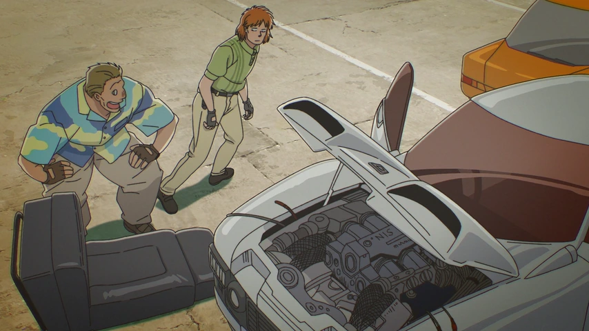 Personagem em cena de THE GHOST IN THE SHELL.