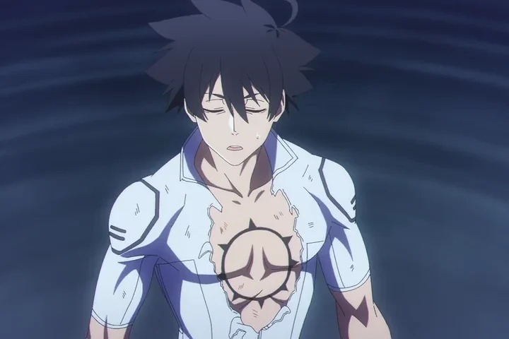 Personagem em cena de Black Torch.