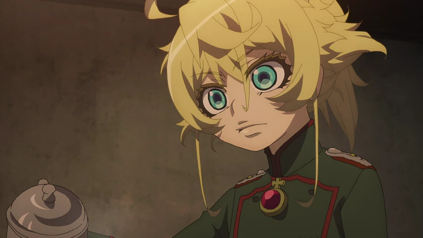Personagem em cena de Saga of Tanya the Evil II.