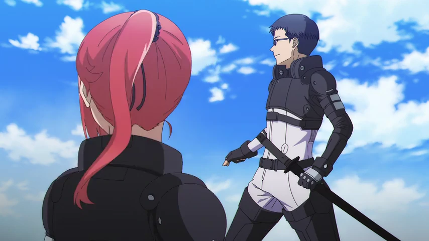 Personagem em cena de Black Torch.