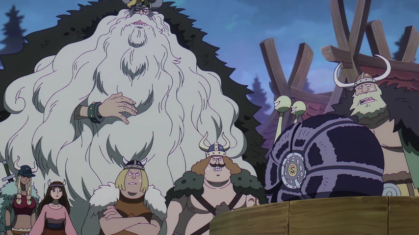 Personagem em cena de ONE PIECE.