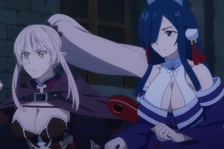 Personagem em cena de Skeleton Knight in Another World - 2ª temporada.